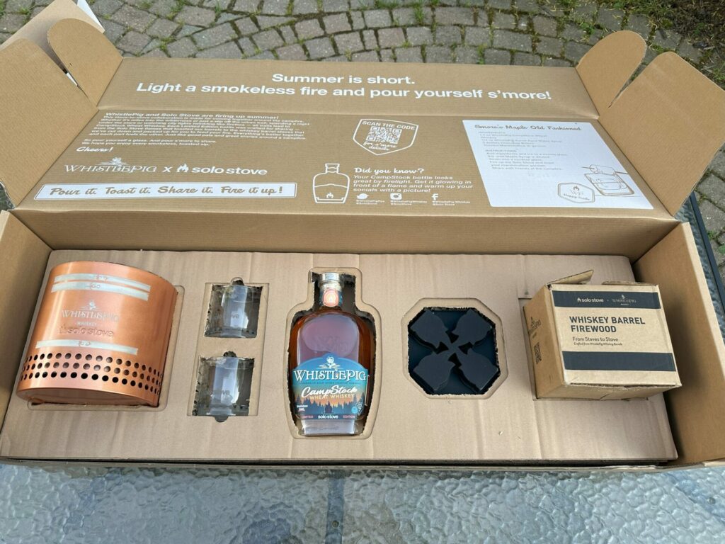 WhistlePig x Solo Stove CampStock Whiskey Kit