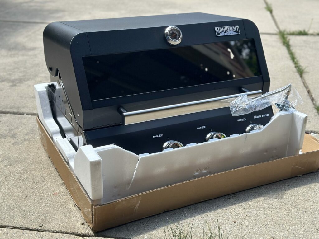 Monument Mesa 4-Burner Gas Grill in a Box