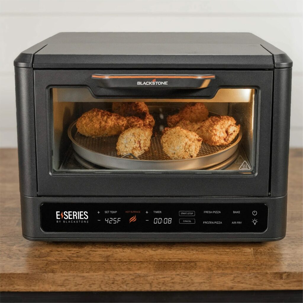 Blackstone Electric Pizza Oven and Air Fryer Combo - Cooking Chicken