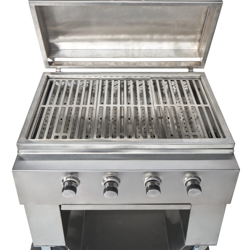 Pitts & Spitts Griddle with Grilling Grates