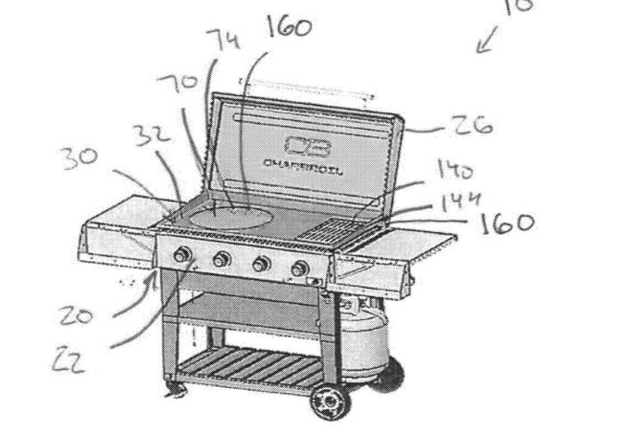 Charbroil Griddle with Interchangeable Top