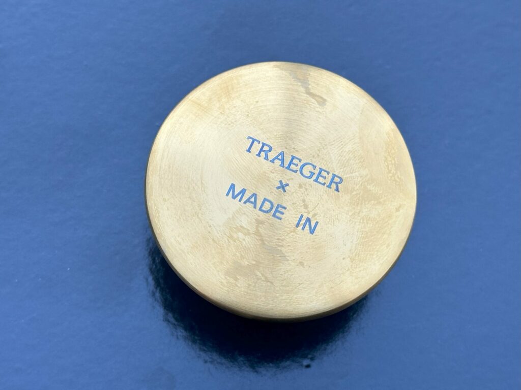 Traeger x Made In Enameled Cast Iron Braiser Brass Knob