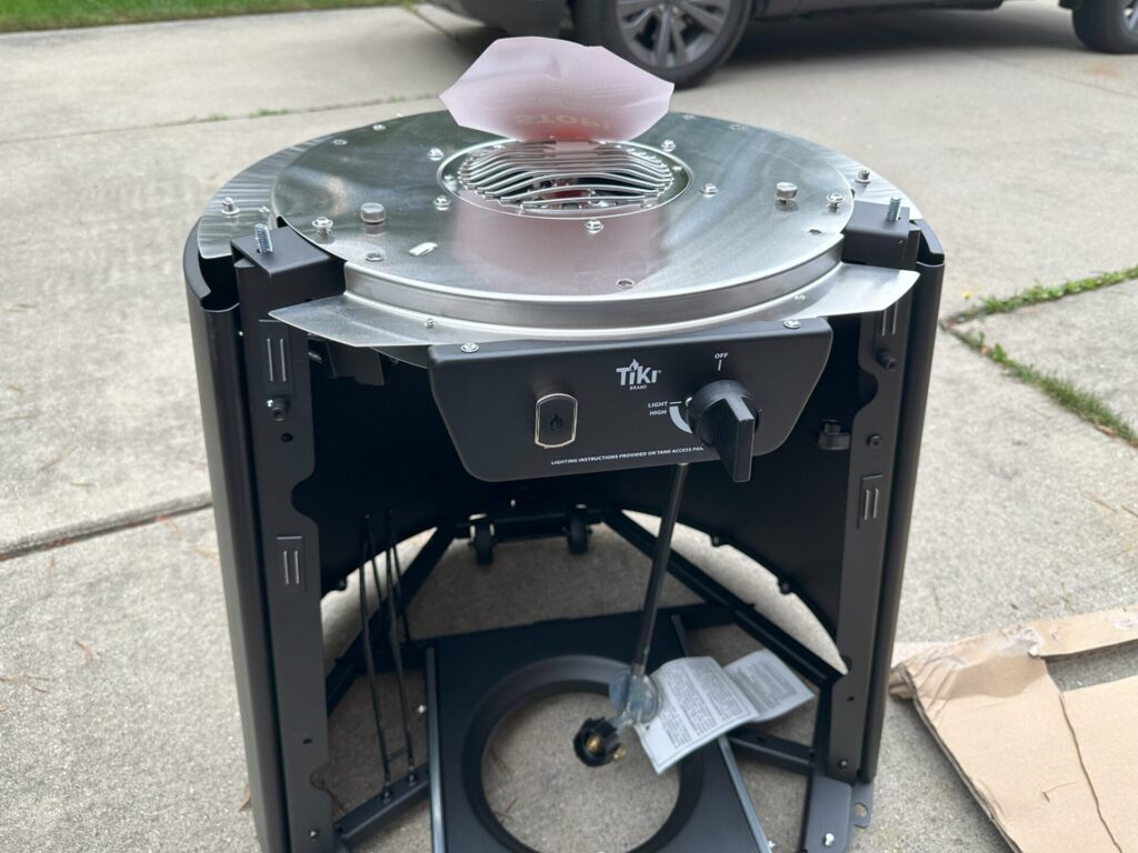 TIKI Brand Propane Fire Pit - Assembly