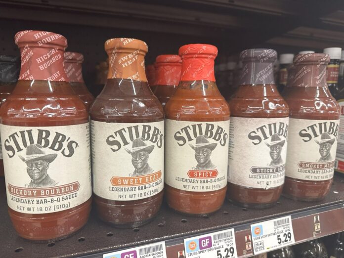 McCormick Owned Stubb's Sauces on a Grocery Store Shelf