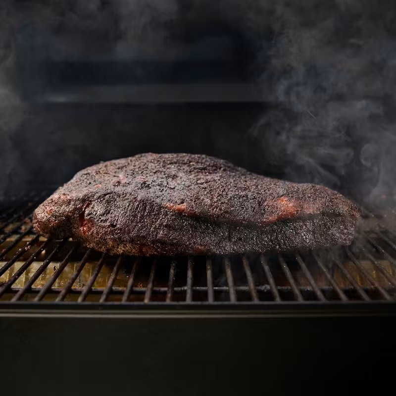 Brisket Cooked on a Weber Smoque Pellet Grill