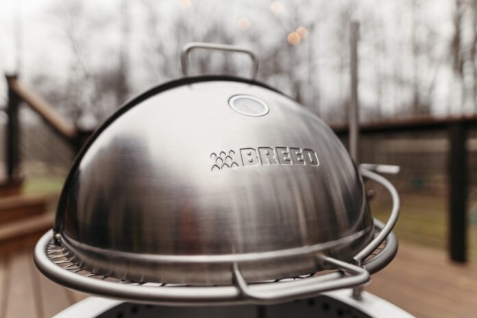 Breeo Fire Pit Grill Dome - Closed