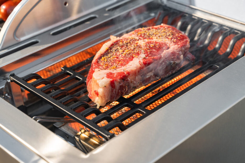 Nexgrill Gourmet Pro Searing a Steak