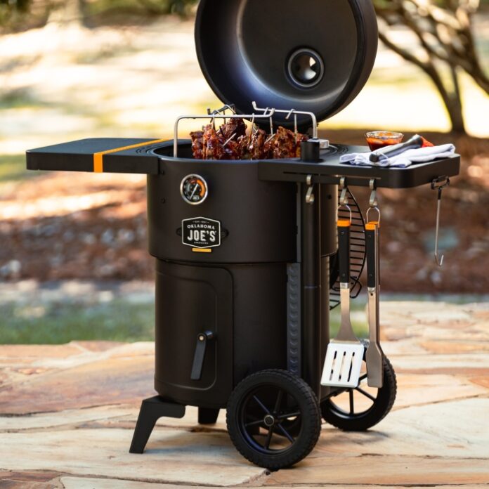 Oklahoma Joe's Bronco Drum Smoker - Hanging Meat